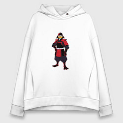 Женское худи оверсайз Утка-самурай