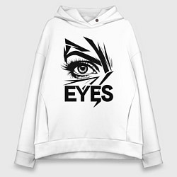 Женское худи оверсайз Взгляд глаза