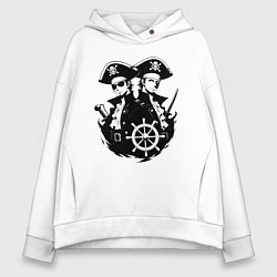 Женское худи оверсайз Пиратский дуэт