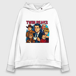 Женское худи оверсайз Twin Peaks Multi