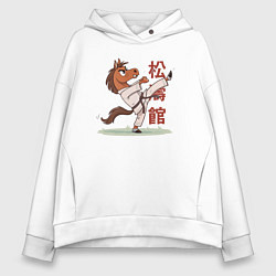Женское худи оверсайз Иго-го каратист
