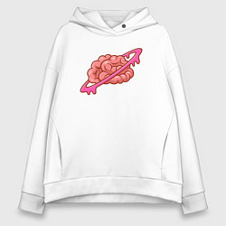 Женское худи оверсайз Saturn brain