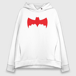 Женское худи оверсайз Red Batman style