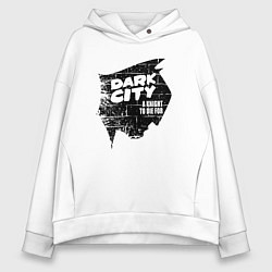 Женское худи оверсайз Рыцарь за которого можно умереть