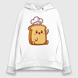 Женское худи оверсайз Повар хлебушек