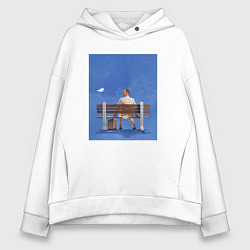 Женское худи оверсайз Форрест Гамп