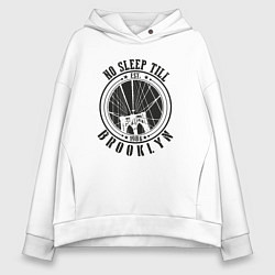 Женское худи оверсайз Не спать до Бруклина