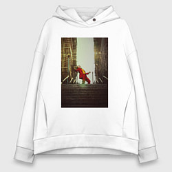 Женское худи оверсайз Танец Джокера