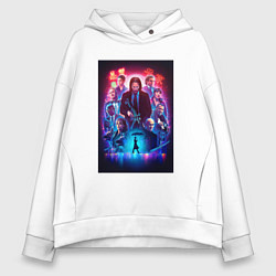 Женское худи оверсайз John Wick movie