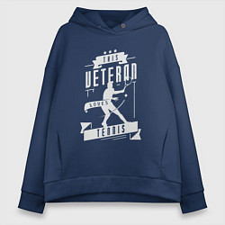 Женское худи оверсайз Ветеран тенниса