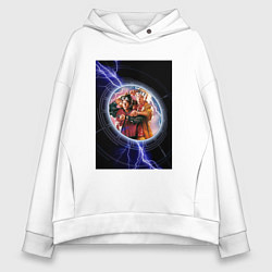 Женское худи оверсайз Марти и Док