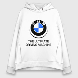 Женское худи оверсайз BMW Driving Machine