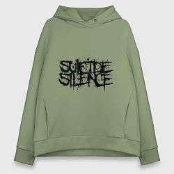 Женское худи оверсайз Suicide Silence