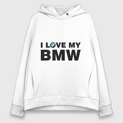 Женское худи оверсайз I love my BMW