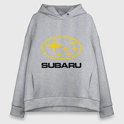 Женское худи оверсайз Subaru Logo