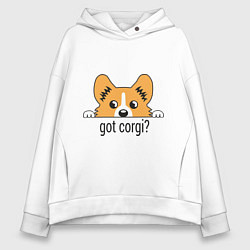 Женское худи оверсайз Got Corgi