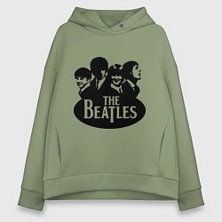 Женское худи оверсайз The Beatles Band
