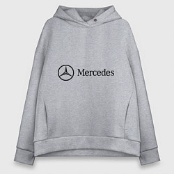 Женское худи оверсайз Mercedes Logo