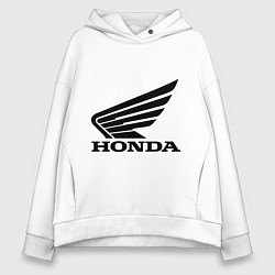 Толстовка оверсайз женская Honda Motor, цвет: белый