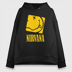 Женское худи оверсайз Nirvana Cube