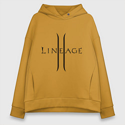 Женское худи оверсайз Lineage logo