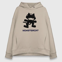 Женское худи оверсайз Monstercat