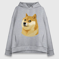 Женское худи оверсайз Doge