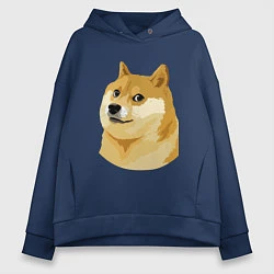 Женское худи оверсайз Doge