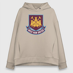 Женское худи оверсайз West Ham United FC