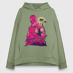 Женское худи оверсайз Hooking Over People?