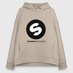 Женское худи оверсайз Spinnin records