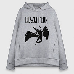 Женское худи оверсайз Led Zeppelin Swan