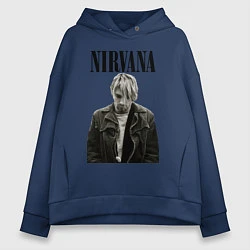 Женское худи оверсайз Kurt Cobain: Young