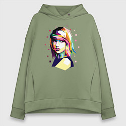 Женское худи оверсайз Taylor Swift Art