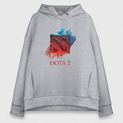 Толстовка оверсайз женская Dota 2 Shadows, цвет: меланж