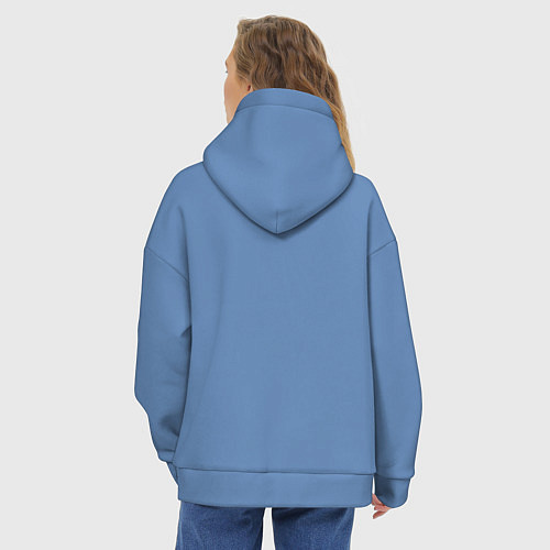 Женское худи оверсайз Барт с полотенцем / Мягкое небо – фото 4