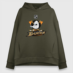 Женское худи оверсайз NHL: Anaheim Ducks