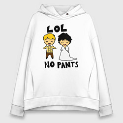 Женское худи оверсайз LOL: No Pants