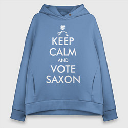 Женское худи оверсайз Keep Calm & Vote Saxon