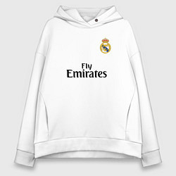 Женское худи оверсайз Real Madrid: Fly Emirates