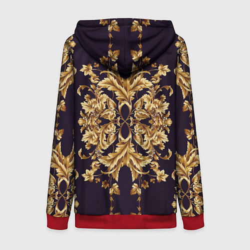 Женская толстовка на молнии Style / 3D-Красный – фото 2