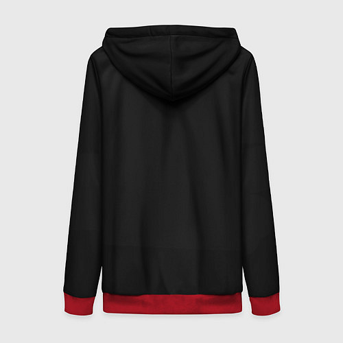 Женская толстовка на молнии BMTH: Rain Symbol / 3D-Красный – фото 2
