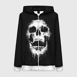 Женская толстовка на молнии Evil Skull