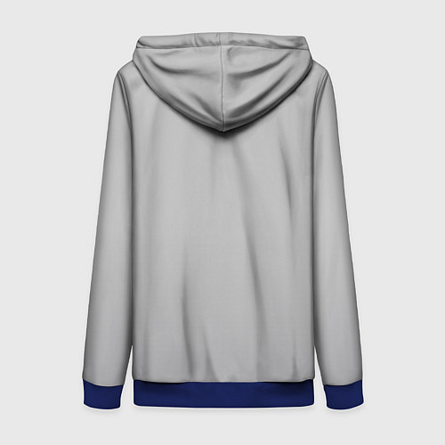 Женская толстовка на молнии Depeche Mode: Red Rose / 3D-Синий – фото 2