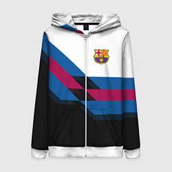 Женская толстовка на молнии Barcelona FC: Black style