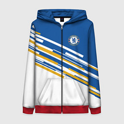 Женская толстовка на молнии FC Chelsea: Colour Line