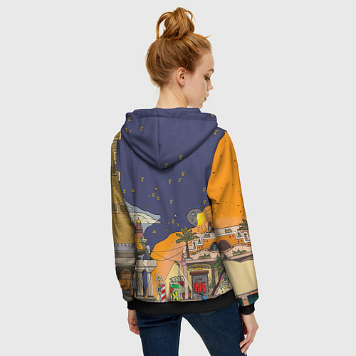 Женская толстовка на молнии Lost Tapes / 3D-Черный – фото 4