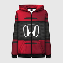 Толстовка на молнии женская Honda Sport, цвет: 3D-черный