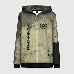 Женская толстовка на молнии Breaking Benjamin