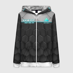Женская толстовка на молнии Detroit: RK800 Grey Style